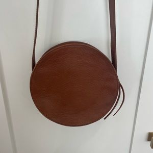 Madewell Brown leather crossbody bag